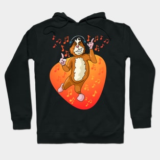 Guinea Pig Music Lover Hoodie